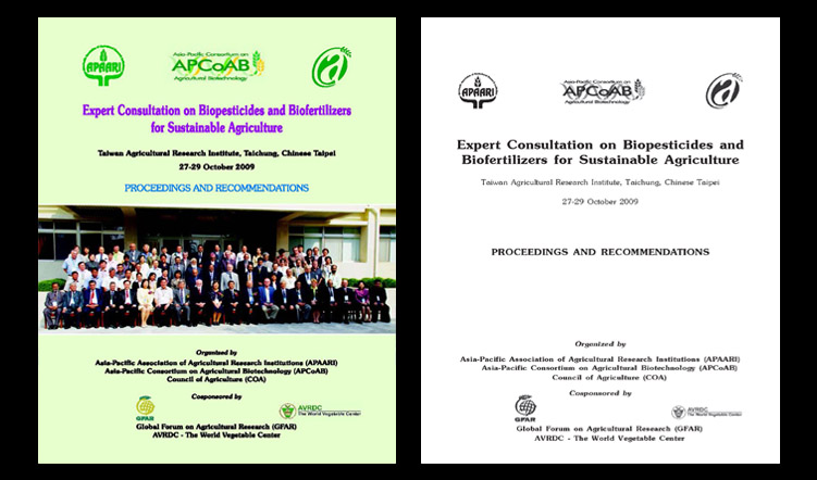 Expert Consultation on Biopesticides and Biofertilizers for Sustainable Agriculture, 27-29 October 2009 – Proceedings