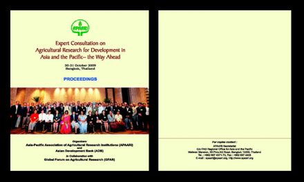 Expert Consultation on Agricultural Research for Development in Asia and the Pacific: The Way Ahead, 30-31 October 2009 – Proceedings