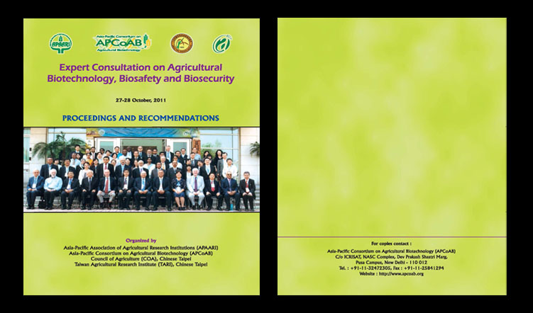 Expert Consultation on Agricultural Biotechnology, Biosafety and Biosecurity – 27-28 October 2011 – Proceedings