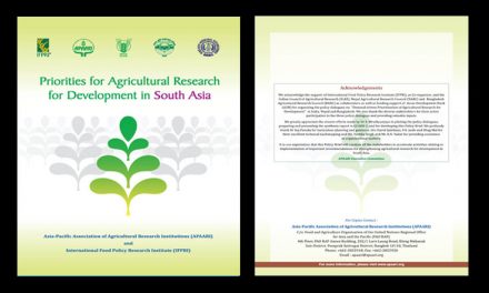 Priorities for Agricultural Research for Development in South Asia