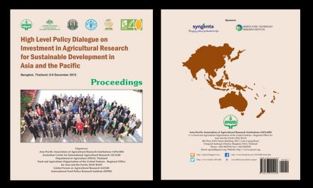 High Level Policy Dialogue on Investment in Agricultural Research for Sustainable Development in Asia and the Pacific – Proceedings