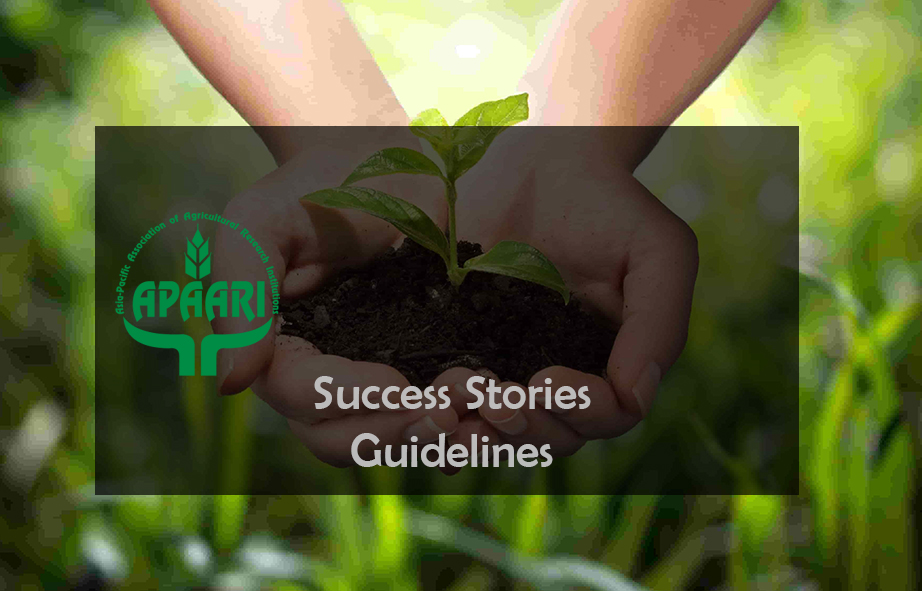 Guidelines for Documenting Success Story for APAARI