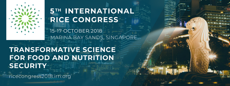 5th International Rice Congress (IRC 2018)