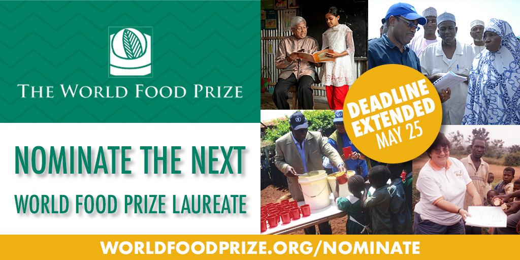 World Food Prize Invitation to Nominate