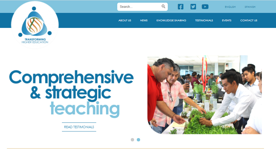 Transformation of Higher Education Project launched its new website