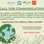 Call for Communications: Regional Consultation on Engaging with Academia and Research Institutions (ARIs)