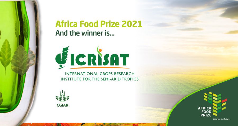 ICRISAT awarded the 2021 Africa Food Prize