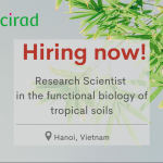 Vacancy at CIRAD for a Soil Biologist based at CMBP- Hanoi