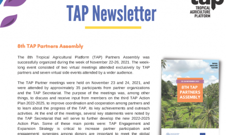 TAP Newsletter January 2022