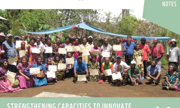 Good Practice Note-2: Strengthening Capacities to Innovate (Papua New Guinea)
