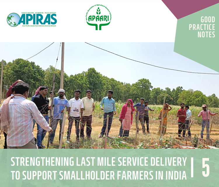 Good Practice Note-5: Strengthening last mile service delivery for smallholders in India
