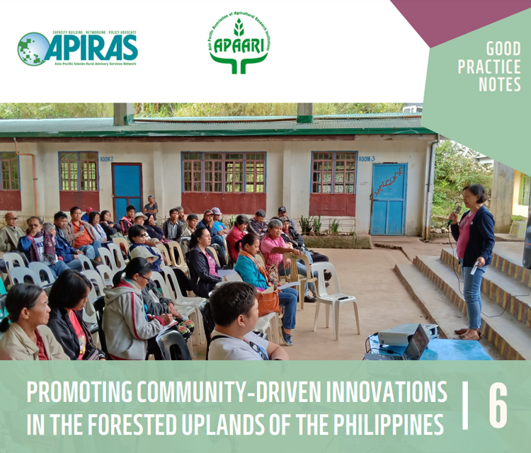 Good Practice Note-6: Promoting Community Driven Innovations in the Forested Uplands of the Philippines