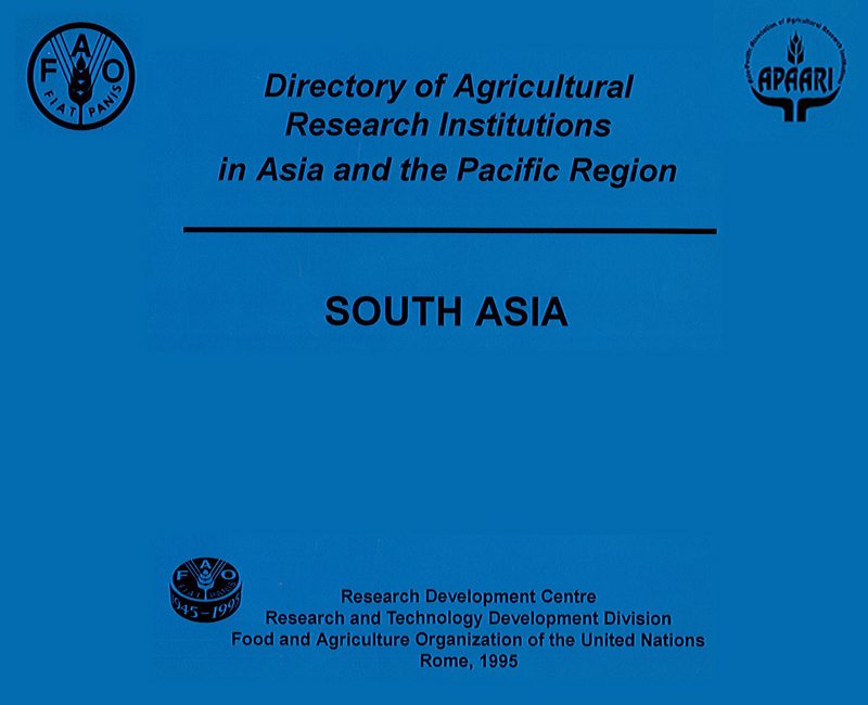 1995-Directory of Agricultural Research Institutions in the Asia and the Pacific Region - South Asia