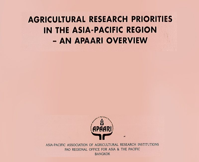 1997-Agricultural Resarch Priorities in the Asia-Pacific Region - An APAARI Overview