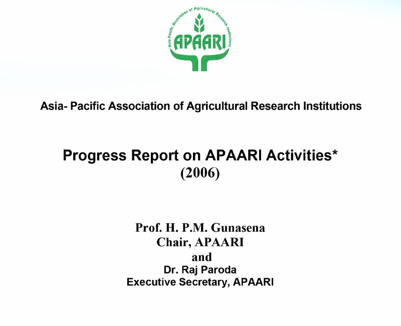 2006-progress-report-apaari-activities