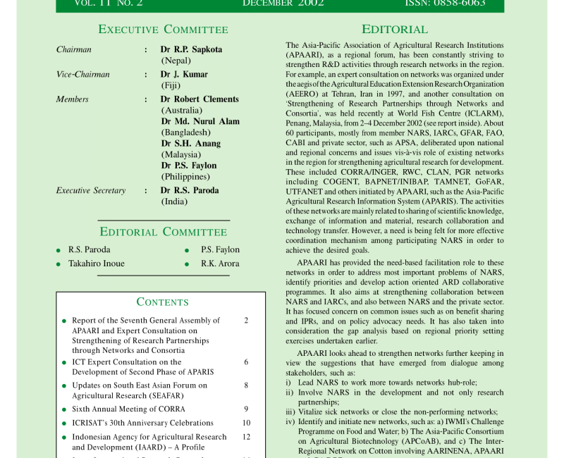 APAARI_Newsletter_Vol 11(2) December 2002