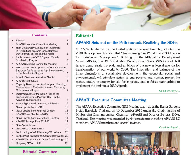 APAARI_Newsletter_Vol 24(2) December 2015