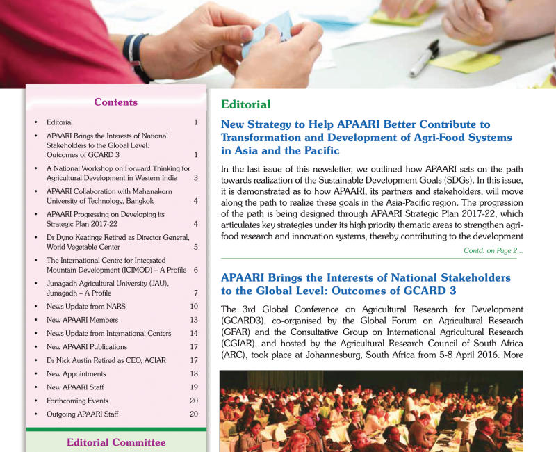 APAARI_Newsletter_Vol 25(1) June_2016